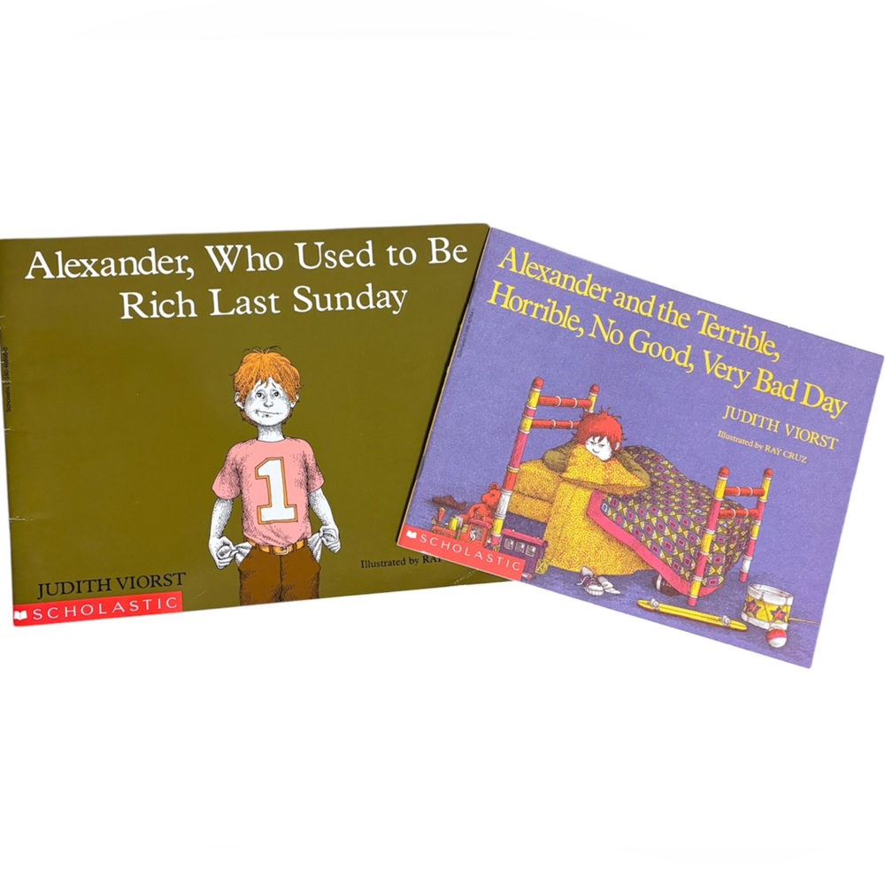 Set of 2 Scholastic Alexander Paperback Books